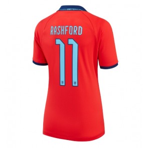 England Marcus Rashford #11 Bortatröja Kvinnor VM 2022 Kortärmad